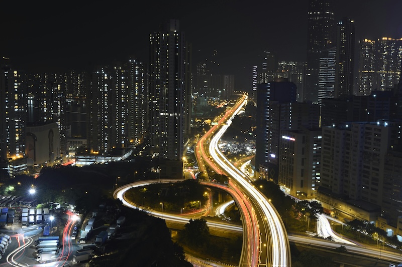 香港人才签证夜景